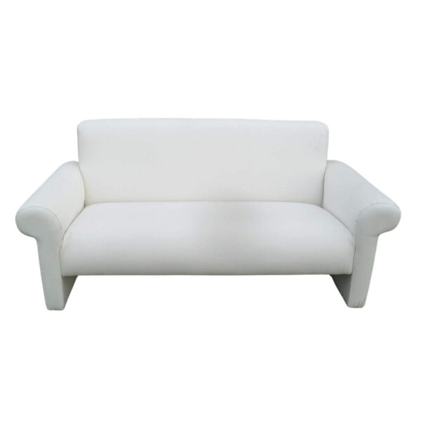 DIVANO CAPRI IN PELLE BIANCO